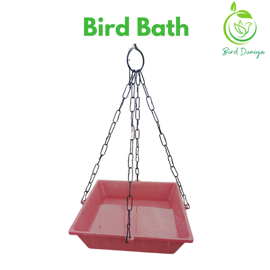 Bird bath :Plastic Hanging- Lightweight