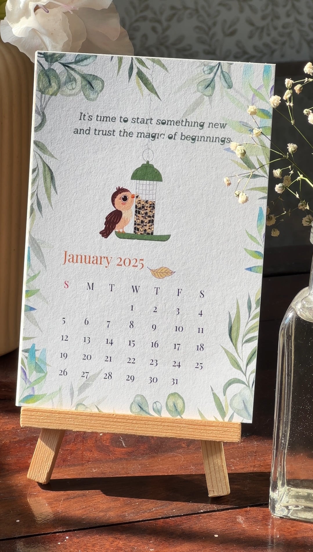 Calendar  2025– Feathers & Dreams